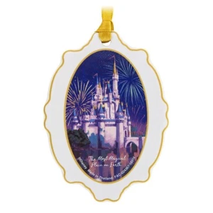 Disney Der magischste Ort der Welt Keramikscheibe Ornament Aschenputtel Schloss - Bild 1 von 2