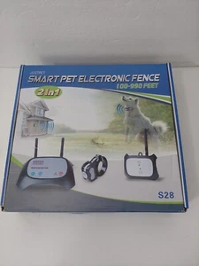JUSTPET Wireless Dog Fence , Electric Dog Fence S28 - Picture 1 of 4
