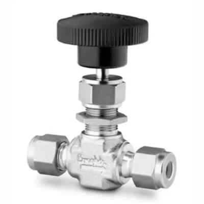 ss-1rs4-sc11  Stainless Steel Needle Valve, 0.37 Cv, 1/4 in. Swagelok Tube Fit - Image 1 of 3