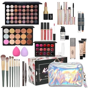 Kit de Maquillaje para Mujer Kit Completo Set de Maquillaje para Adolescentes Paleta de Sombras de Ojos, Brillo de Labios, - Imagen 1 de 5