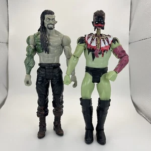 WWE Lot Of 9 Action Figures Zombie Edition AOP ECW Excellent Condition - Picture 1 of 6