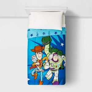 New Toy Story 4 Glow in The Dark Woody 4 Piece Bedding Sheet Comforter Set, Twin - Picture 1 of 3