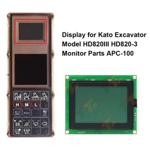 Gauge Display for Kato Excavator Model HD820III HD820-3 Monitor Parts APC-100 - Picture 1 of 6