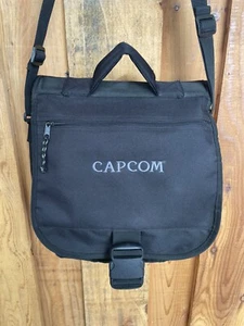 VINTAGE CAPCOM COMPANY PROMO MESSENGER SHOULDER BAG circa 1998/2000 BAGedge - Picture 1 of 18