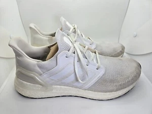 Adidas UltraBoost 20 Scarpe Uomo 13 Cloud Bianco Running Allenamento Atletico Sneakers - Foto 1 di 8