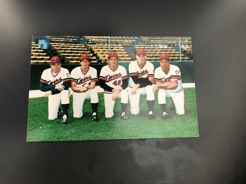 Minnesota Twins TEAM ISSUE POSTCARDS 1983 Coaches Postcard Cover