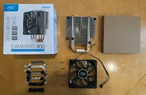 DEEPCOOL GAMMAXX 400 CPU COOLER SILENT 120MM PWM FAN WITH BLUE LED LIGHT - Picture 1 of 19