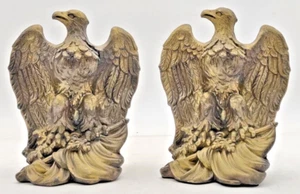 2 Universal Statuary Corp 1966 Chicago 319 American Eagle Bookends  10"--1660.24 - Picture 1 of 3