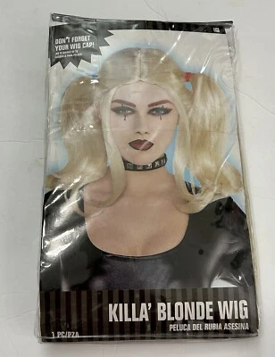 Peluca rubia Killa Disfraz Amscan Vestir NUEVO Foto 1 de 4