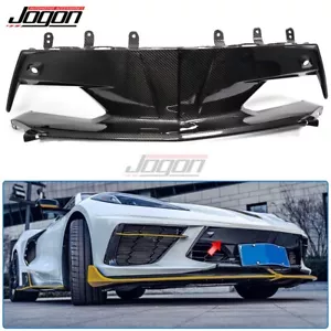 JOGON Car Mesh Grill Front Bumper Carbon Cover For Corvette C8 Z51 Z06 2020-2023 - Picture 1 of 9