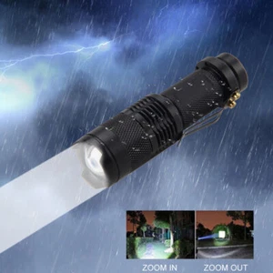 1200LM LED USB Wasserdicht Taschenlampe Original Taktisch Fackel Zoom Fokus - Picture 1 of 14