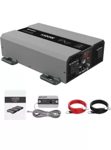 #607. MFUZOP 1500W Reiner Sinus Wechselrichter, 12V DC auf 120V AC - Bild 1 von 10