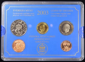 2003 Sveriges Mynt Coins of Sweden 5 Coin Set - Picture 1 of 2