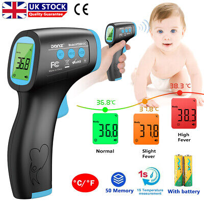 Infrared Forehead Thermometer Room Digital Non-contact Temperature Gun For Adult • 13.98£