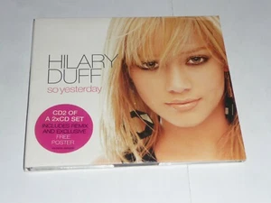 Hilary Duff - So yesterday CD2 (CD Single in Gatefold sleeve with Poster) - Picture 1 of 5