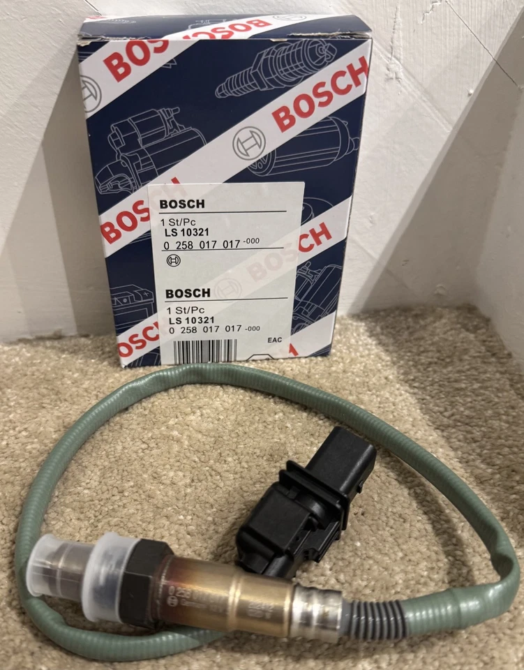 Genuine New BOSCH Lambda Oxygen Sensor 0258017016, 0258017017 For Mercedes-Benz  - Image 1 of 2