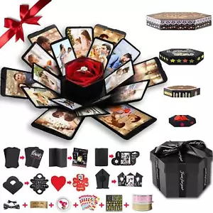 Handmade DIY Explosion Photo Box Album Perfect Gift for Special Occasions - Picture 1 of 7