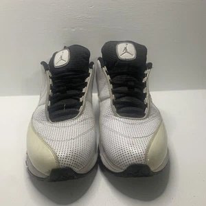 Nike AirJordan CMF2 Max Air Basketball Shoes, #434034-102, White/Black, Mens 13 - Picture 1 of 5