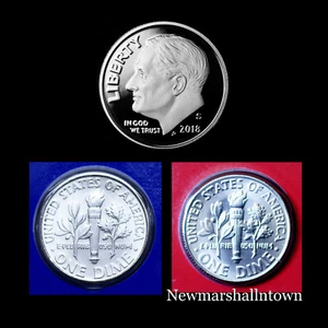 2018 P+D+S Roosevelt Dime Mint Proof Set - Picture 1 of 4