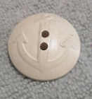 ANCRE bouton en bois vintage 1 1/8" pouce