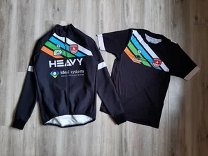 Bioracer Cycling Fleece Jacket Long Sleeve + Shirt Set 2 Camiseta Size L - Picture 1 of 9