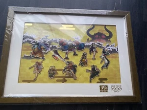 Spille One Piece Mugiwara Pirati con cornice in legno Vol. 100 1000LOGS anniversario JP - Foto 1 di 8