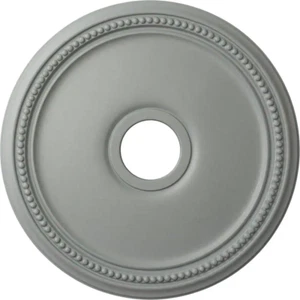 Ceiling Medallion 18 in. Lightweight Urethane Foam Interior Exterior Decorative - Picture 1 of 12