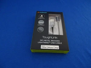 IPHONE LIGHTNING CABLE - TOUGHLINK MFI METAL COIL - SPACE GRAY (1.2M) - Foto 1 di 6