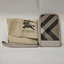 Burberry - Beige Leather Women's Wallet + Pouch