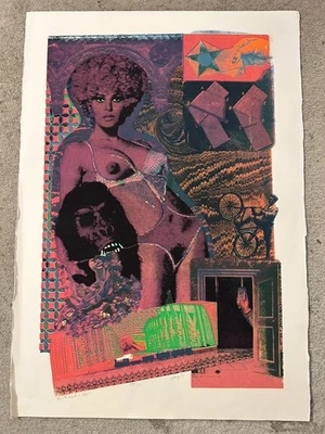 RARO William Weege “Como Fazer uma Estrela” 1971 Assinado, Impressão Artística Numerada - Imagem 1 de 4