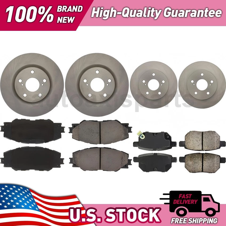 Front and Rear Centric Parts Disc Brake Upgrade Kit for 2011-2016 Scion tC - Image 1 of 1