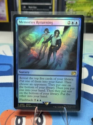 Memories Returning FOIL: Rare 0063: Final Fantasy MTG (NM) - Image 1 of 2