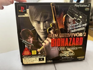 Resident Evil Gun Survivor 2 Code Veronica Biohazard gun con Boxset very rare - Picture 1 of 7