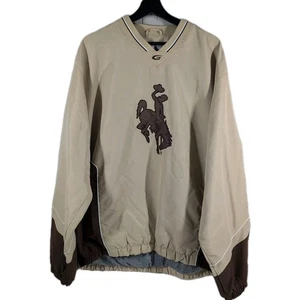 Vintage University of Wyoming Cowboys Pullover Jacke Gr. Erwachsene XL bestickt - Bild 1 von 8