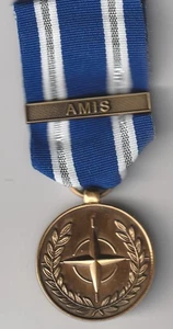 NATO medal & clasp AMIS full size - Picture 1 of 1