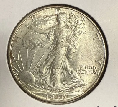 1940 Walking Liberty Half Dollar, MS+ (12241) - Image 1 of 3