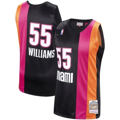 Clásicos de madera dura Mitchell & Ness Jason Williams Black Miami Heat 2005/06 para hombre Foto 1 de 3