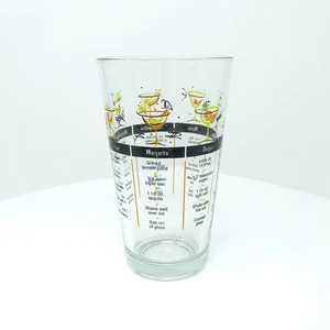 Vintage Libbey Mixgetränk Cocktail Rezept Glas 16 Unzen - Bild 1 von 12
