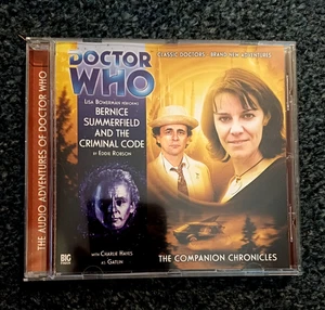 DOCTOR WHO BERNICE SUMMERFIELD AND THE CRIMINAL CODE CD Big Finish 4.6 - Picture 1 of 2