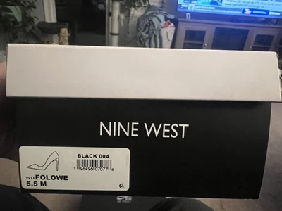 NEW Nine West Folowe d'Orsay Pointy Toe Pumps - BRAND NEW Black color leather - Image 1 of 4