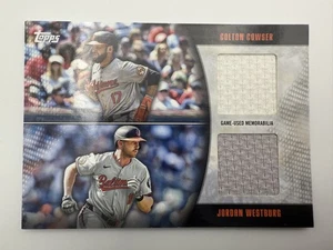 2025 Topps Series 2 Colton Cowser/Jordan Westburg BAL Dual Relic /99 #MLMD2-CW - Picture 1 of 3