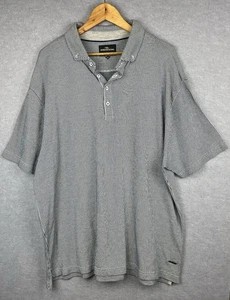 Rodd & Gunn Polo Shirt Mens 3XL Blue Striped Sports Fit Short Sleeve Soft Cotton - Picture 1 of 9