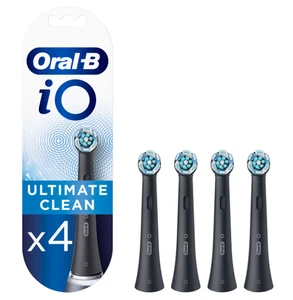 Oral B iO Ultimate Clean Bürstenköpfe in Schwarz 4er Pack - Bild 1 von 5