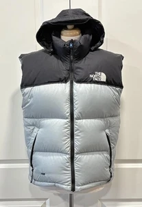 Chaleco acolchado The North Face 700 Down Nuptse 1996 gris negro para mujer L Gorpcore - Imagen 1 de 12