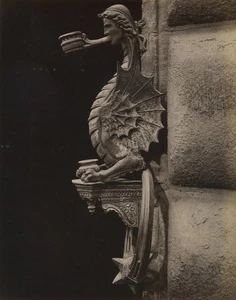 Italy Florence Palazzo Strozzi Palace Portafiaccola stand Old Photo Alinari 1880 - Picture 1 of 3