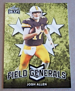 2018 Leaf Draft Field Generals * Josh Allen  Rookie  #FG-3 🏈 Cowboys * Bills 🏈 - Picture 1 of 3