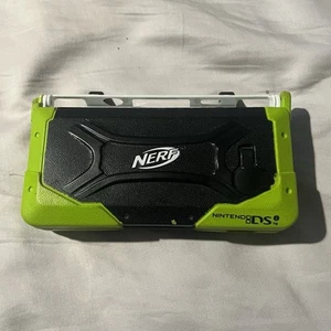NERF Dual Armor Case for Nintendo DS Lite & DSi - Green & Black Used No Stylus - Picture 1 of 5