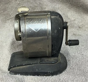 Sacapuntas Boston Champion vintage - escritorio - alimentación de pellizco - manivela - Imagen 1 de 12