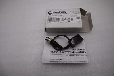 Allen Bradley 42JT-C2LAT1-F4 Photoelectric Sensor Clear Object Detect #H1230A - Image 1 of 4
