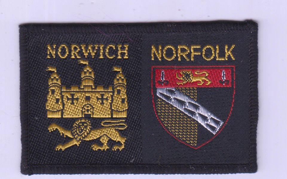 Boy Scout Double Badge Ext NORWICH Central/NORFOLK black - Image 1 of 1